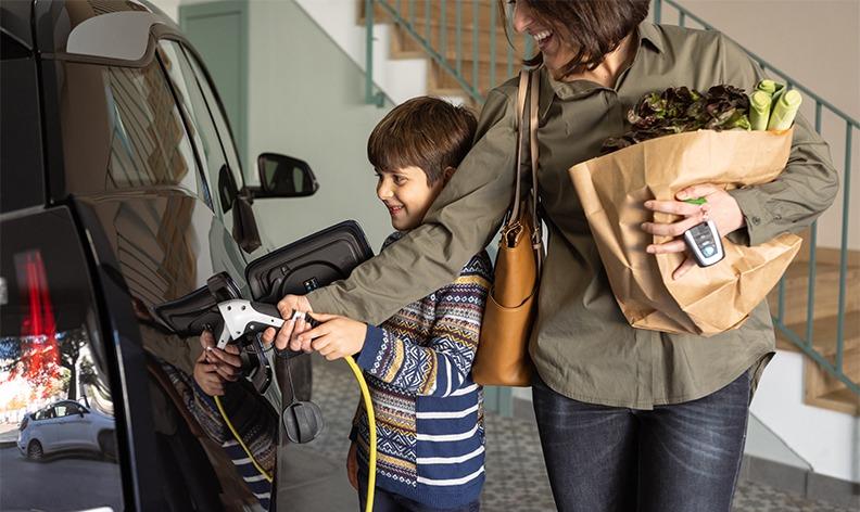 Can electric vehicles be charged at home?