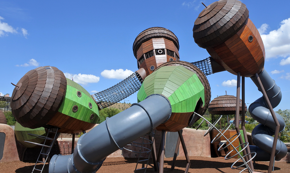 Let Little One’s Run Wild at the National Arboretum’s POD Playground
