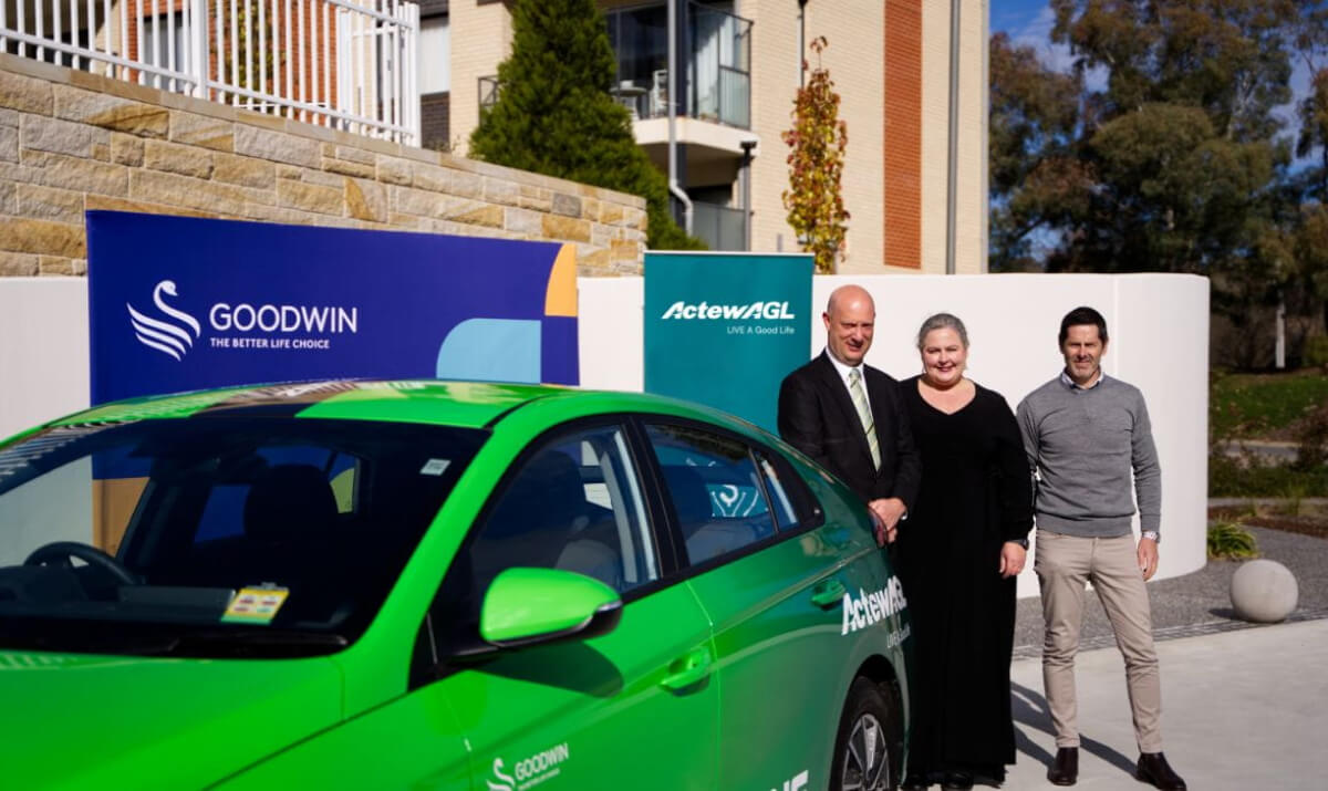 ActewAGL connects with Goodwin Aged Care to start their EV journey